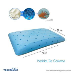Almohada Ortopédica Memory Foam Infusión Gel