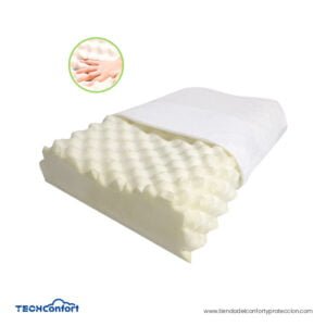 Almohada Memory Foam Ortopédica Cervical Puntas Masajeadoras