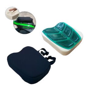 Cojín Para Motos Gel y Memory Foam - Viaje Largo tamaño Copiloto